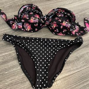 Victoria’s Secret polka dot ruffle bikini